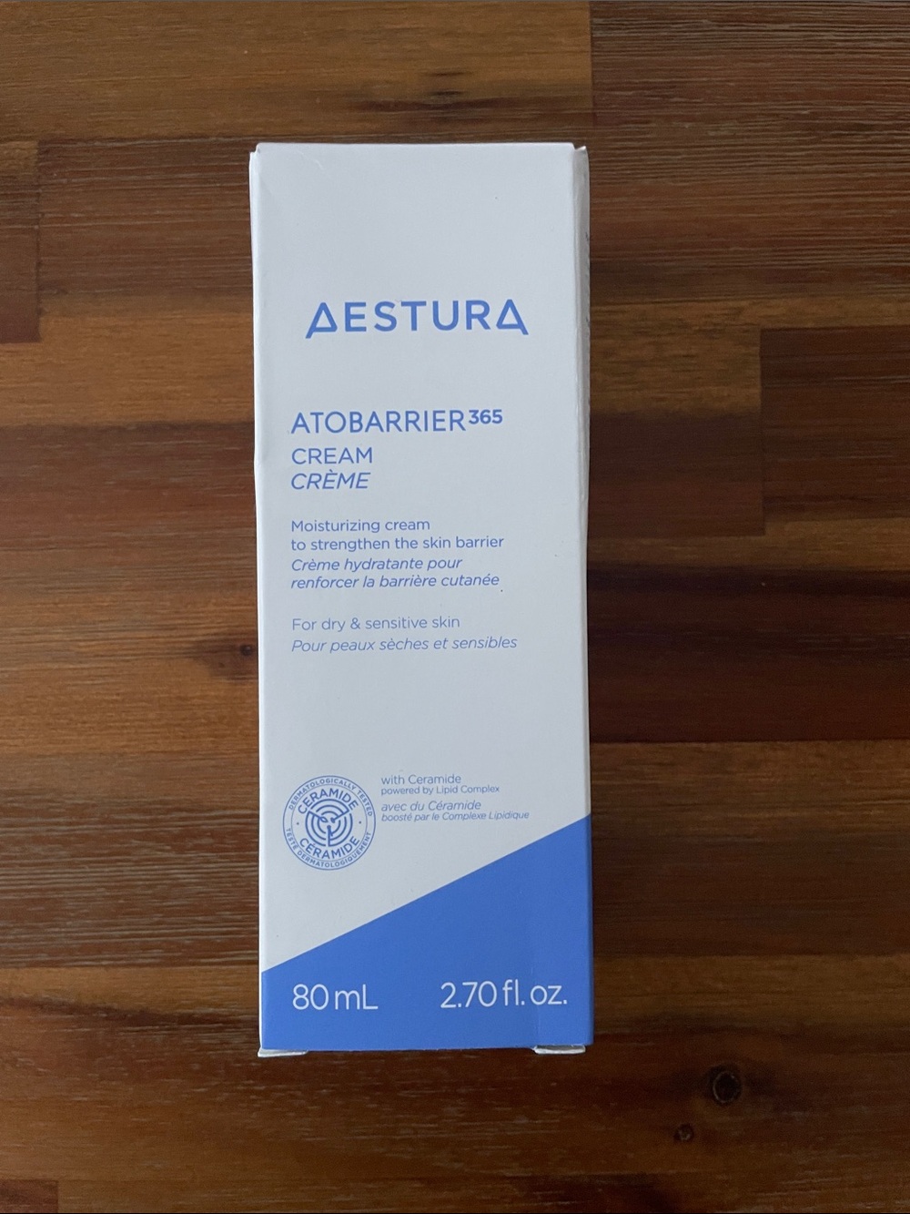 Atobarrier365 Moisturizing Cream — White and Blue
